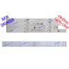TOSHIBA, 43UL4C63D, 43UA4D63DT, VESTEL, 43UA9600, 43U9700, PANEL LEDLERİ, LED BAR, BACKLIGHT, RF-CF430012BE30-0801, RF-CF430012AE30-0801, 30106500, 30106501, 30106499 , 30106497