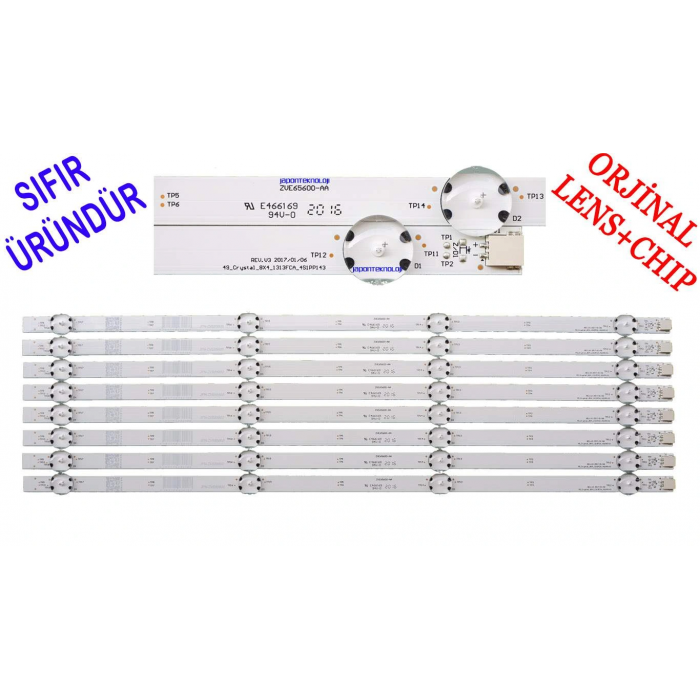 49L8752 LED BAR , ARCELIK 49 DRT_REV0.1 - ZVA65600-AA , ZVE65600