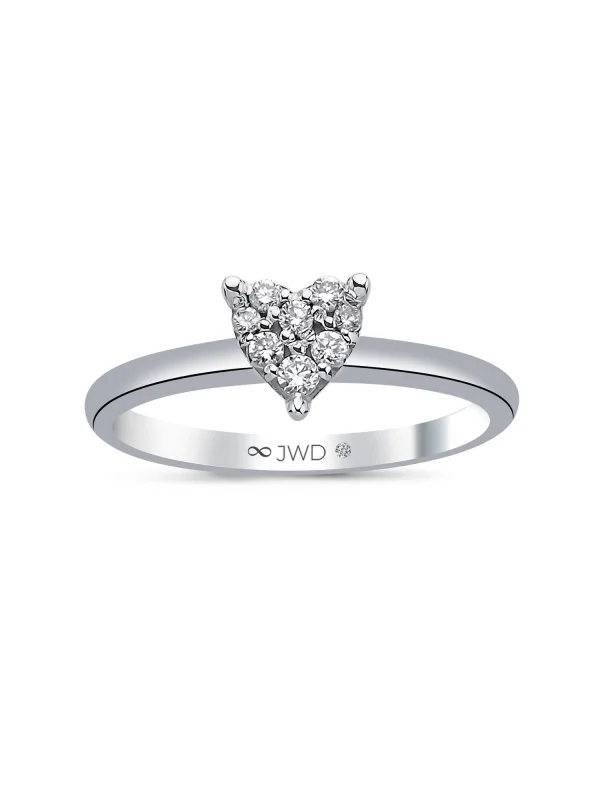 0.12 Ct F SI 2.45 gr 14 K JWD Pırlanta Tasarım Yüzük