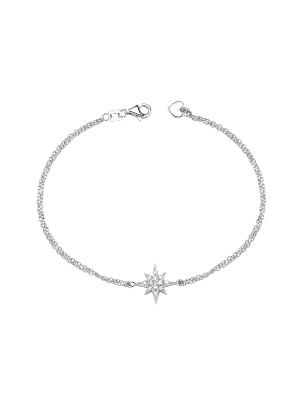 0.15 Ct F SI 2.49 gr 14 K JWD Pırlanta Bileklik