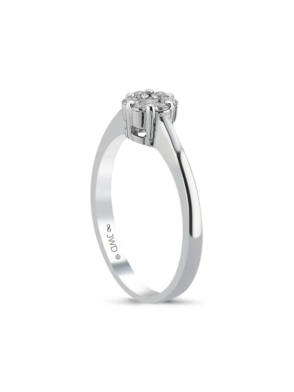 0.20 Ct F SI 2.47 gr 14 K JWD Pırlanta Yüzük