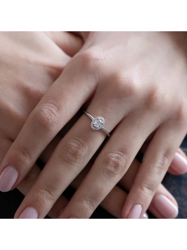 0,30 CT E-F / VS-SI Pırlanta Tektaş Yüzük