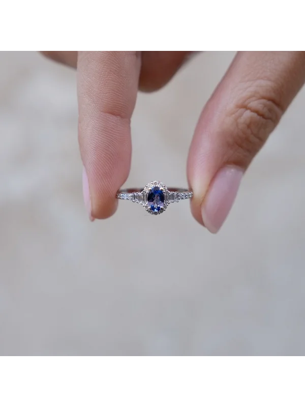 0,81CT JWD PIRLANTA TANZANİT YÜZÜK