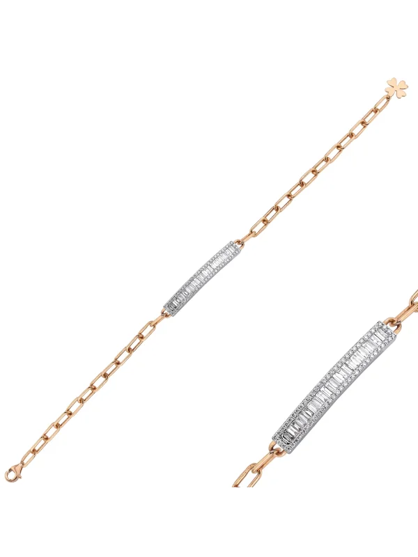 0,90 Ct F SI Pırlanta Bileklik