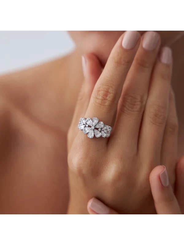 1.01 Ct F SI Pırlanta Tasarım Yüzük