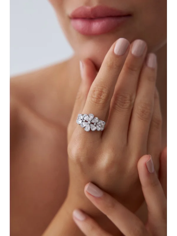 1.01 Ct F SI Pırlanta Tasarım Yüzük