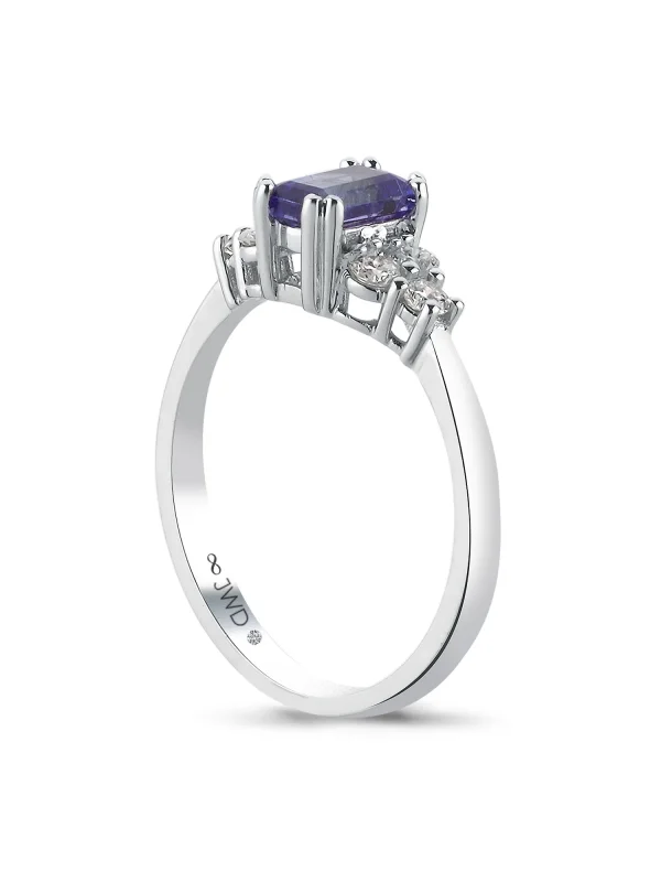 1,05CT JWD PIRLANTA TANZANİT YÜZÜK