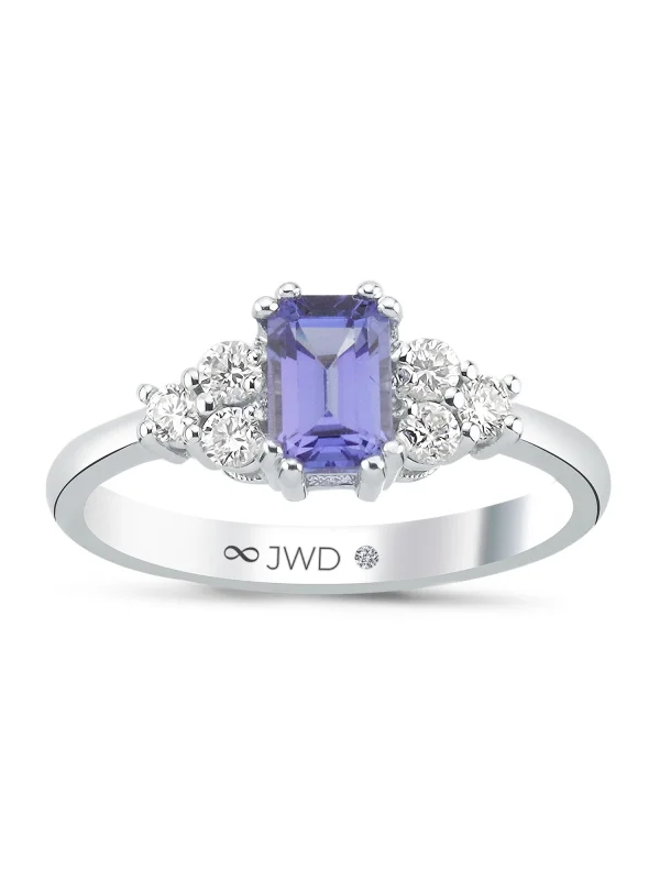 1,05CT JWD PIRLANTA TANZANİT YÜZÜK