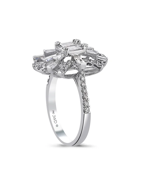 1.14 Ct F SI Pırlanta Tasarım Yüzük