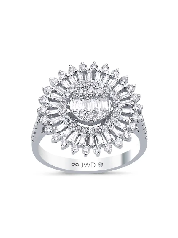 1,15 Ct F SI Pırlanta Fantazi Yüzük