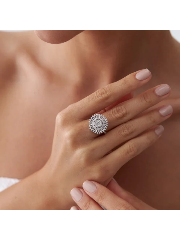 1,15 Ct F SI Pırlanta Fantazi Yüzük