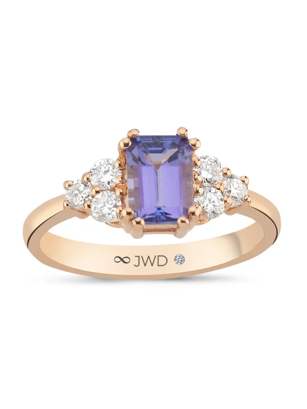 1,35CT JWD PIRLANTA TANZANİT YÜZÜK