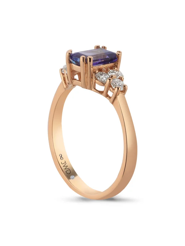 1,35CT JWD PIRLANTA TANZANİT YÜZÜK