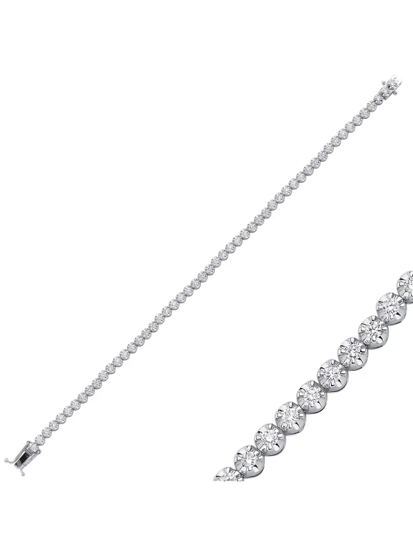 1,50 Ct F SI Pırlanta Bileklik