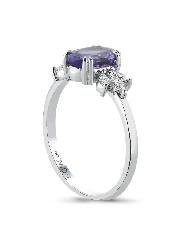 1,52CT JWD PIRLANTA TANZANİT YÜZÜK