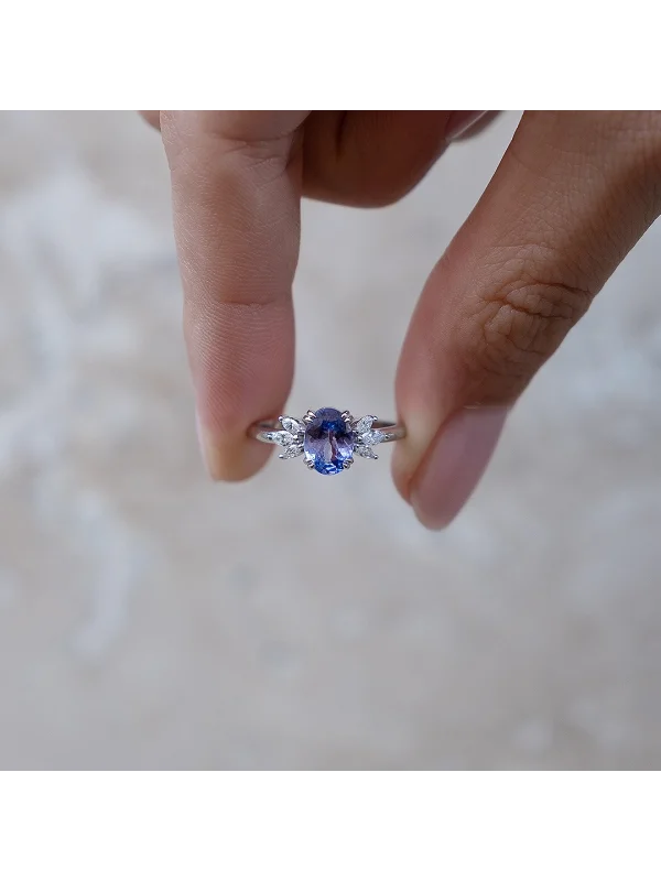 1,52CT JWD PIRLANTA TANZANİT YÜZÜK