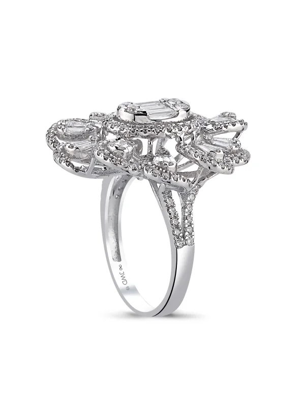 1.70 Ct F SI Pırlanta Tasarım Yüzük