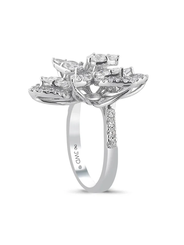 1.72 Ct F SI 6.08 gr 14 K JWD Pırlanta Tasarım Yüzük