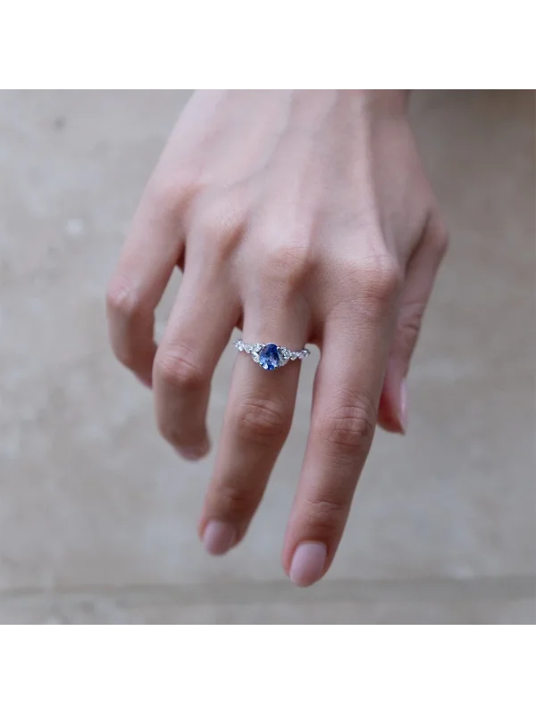 1,76CT JWD PIRLANTA TANZANİT YÜZÜK