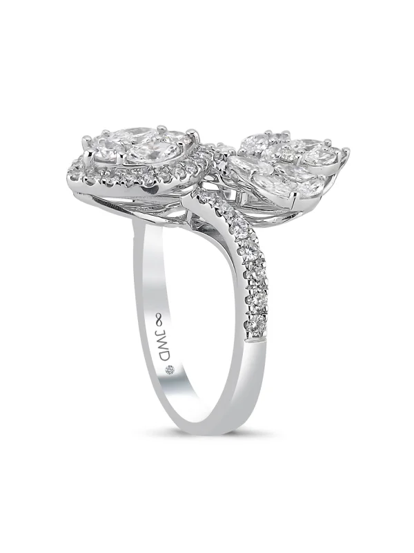 1.78 Ct F SI 6.18 gr 14 K JWD Pırlanta Tasarım Yüzük