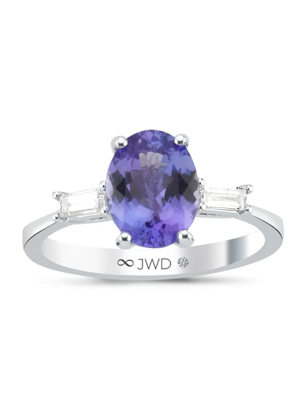 1,78CT JWD PIRLANTA TANZANİT YÜZÜK