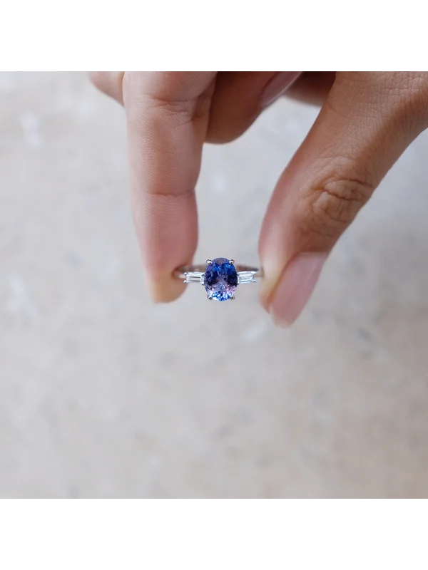 1,78CT JWD PIRLANTA TANZANİT YÜZÜK