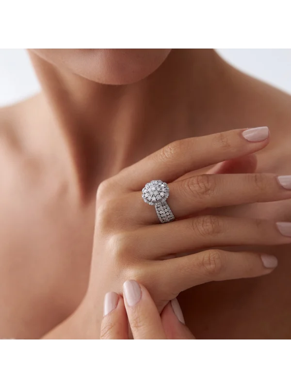 1,87 Ct F SI Pırlanta Tasarım Yüzük