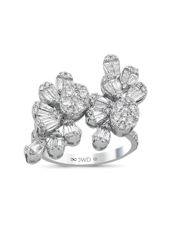 1.97 Ct F SI 7.34 gr 14 K JWD Pırlanta Tasarım Yüzük