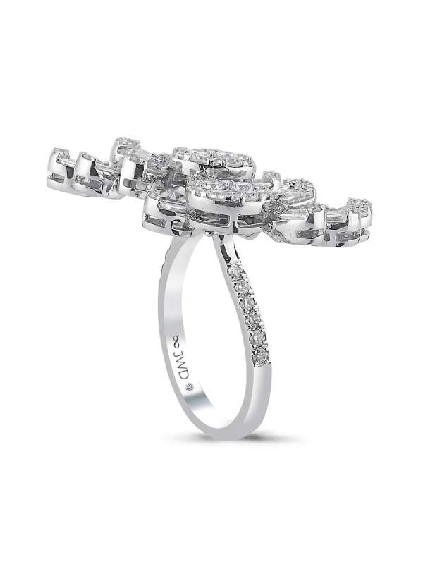 1.97 Ct F SI 7.34 gr 14 K JWD Pırlanta Tasarım Yüzük