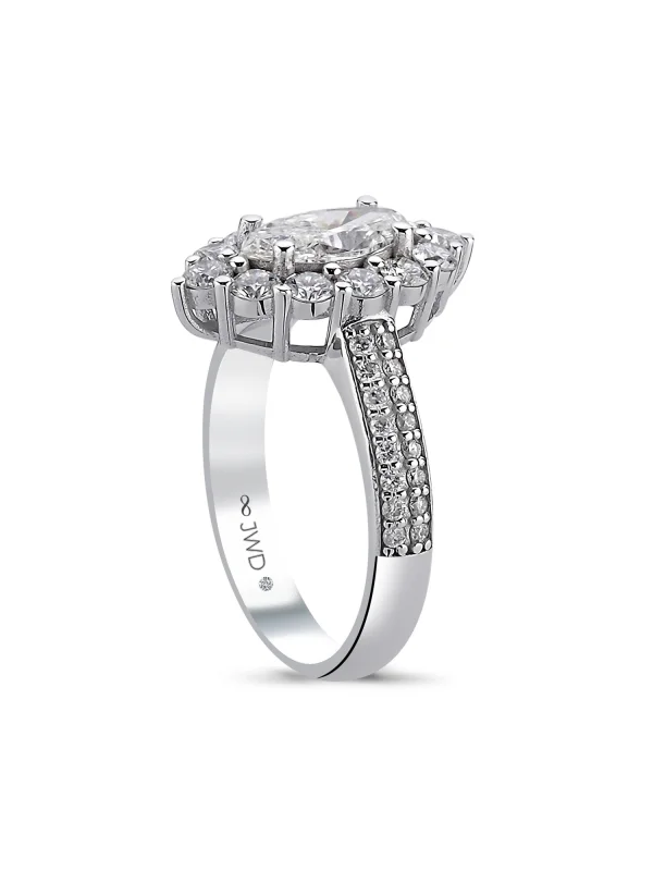 2.00 Ct F SI Pırlanta Tasarım Yüzük