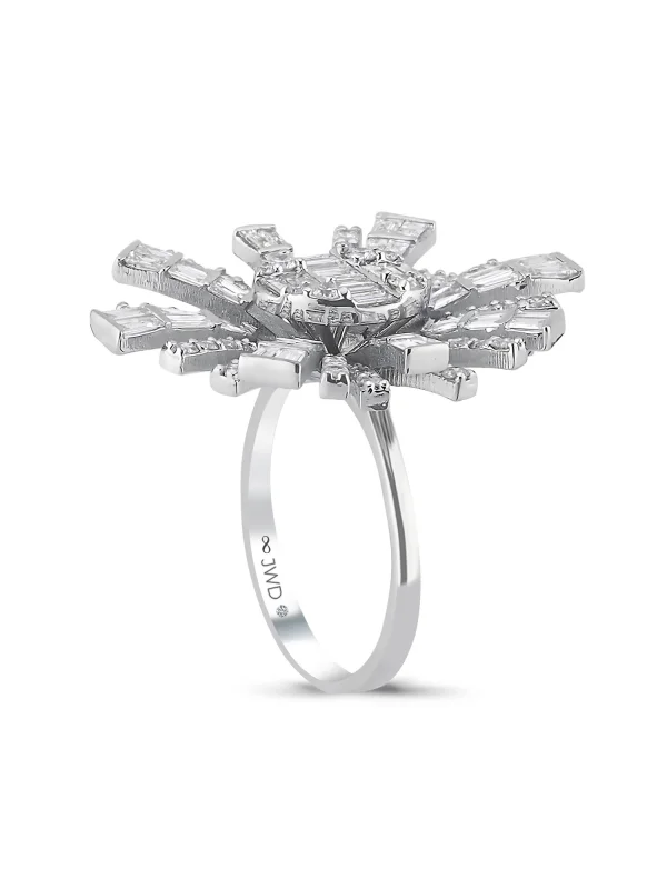 2.02 Ct F SI 6.54 gr 14 K JWD Pırlanta Tasarım Yüzük