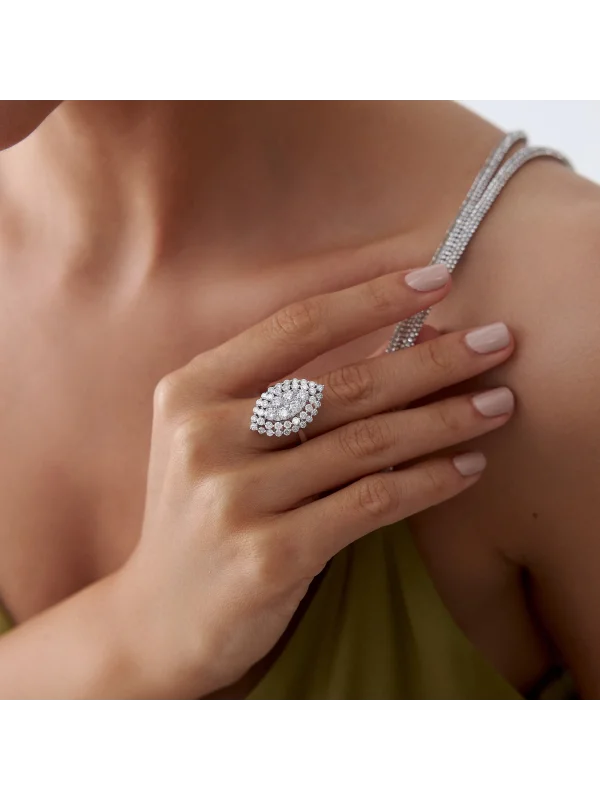 2.44 Ct F SI Pırlanta Tasarım Yüzük