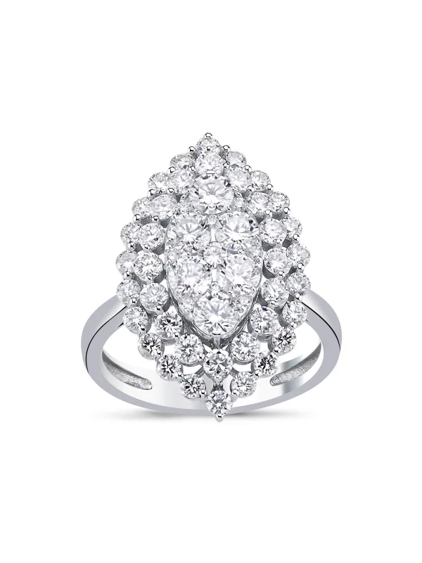2.44 Ct F SI Pırlanta Tasarım Yüzük
