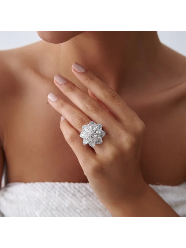 2.76 Ct F SI Pırlanta Tasarım Yüzük