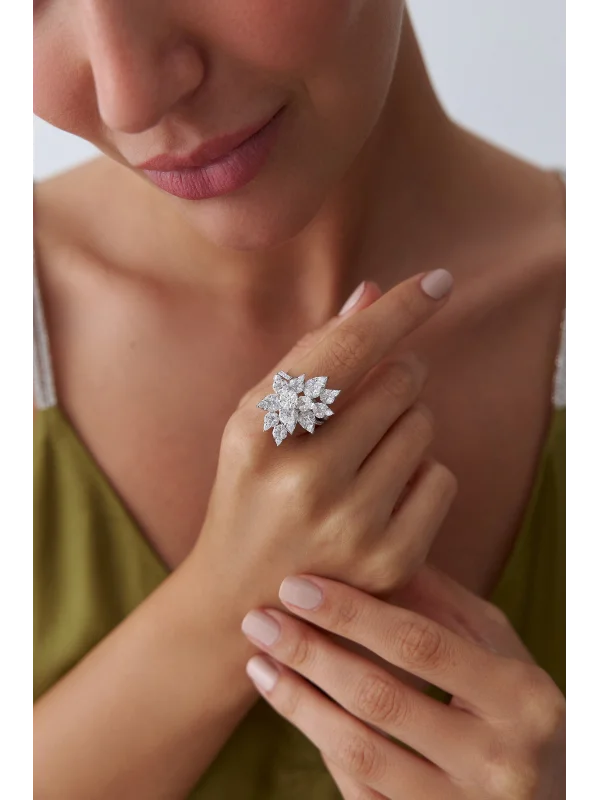 3.23 Ct F SI Pırlanta Tasarım Yüzük