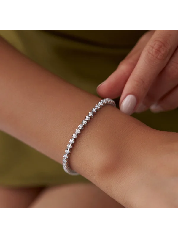 3,32 Ct F SI Pırlanta Bileklik