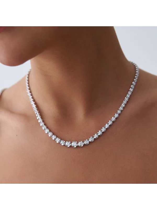 6,92 Ct F SI Pırlanta Gerdanlık