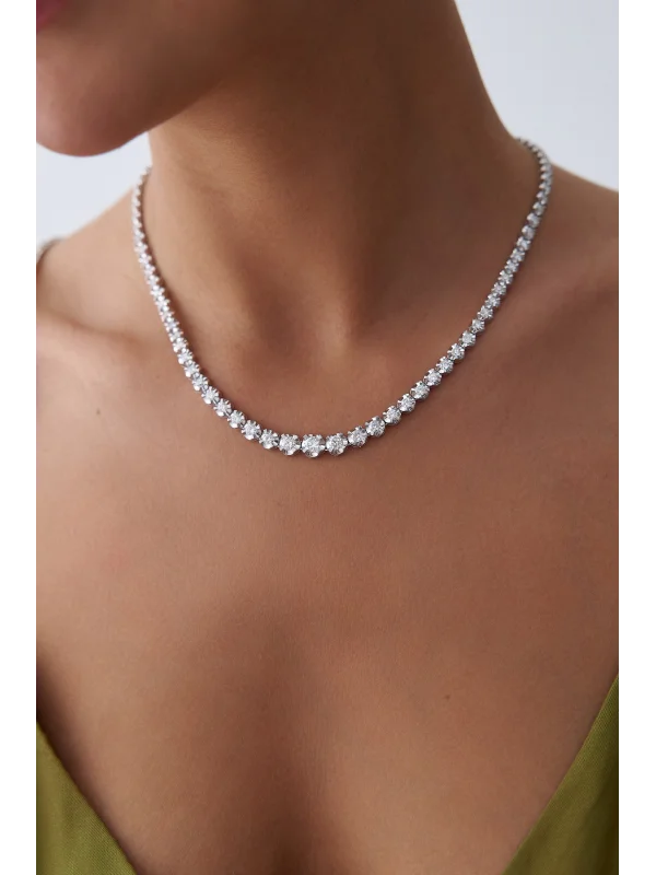 6,92 Ct F SI Pırlanta Gerdanlık