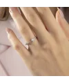 0.10 Ct F SI 1.95 gr 14 K JWD Pırlanta Tasarım Yüzük
