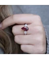 5,02 CT F-G / VS-SI Pırlanta Yakut Yüzük