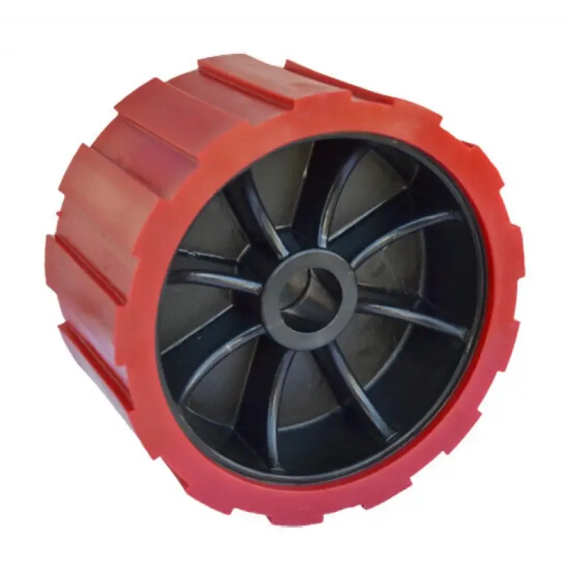 Renkli Poliüretan Römork Yan Dayama Tekerleği - Mavi