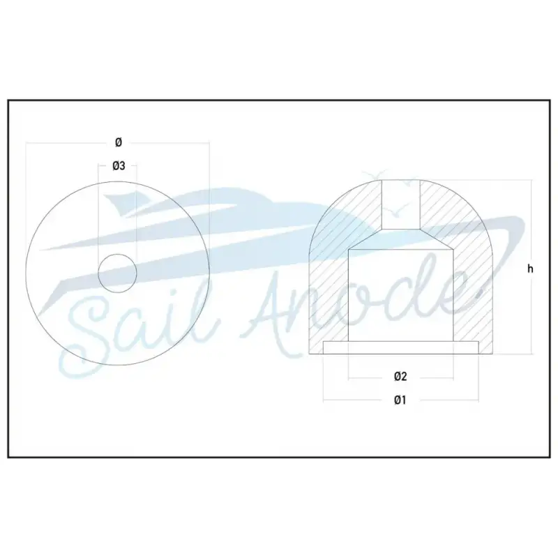Baş Pervane Tutyalar Max Power Çinko Sail Anode