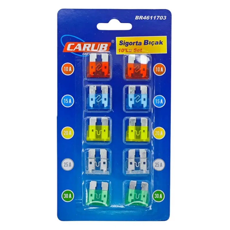 Bıçak Sigorta Seti 10lu