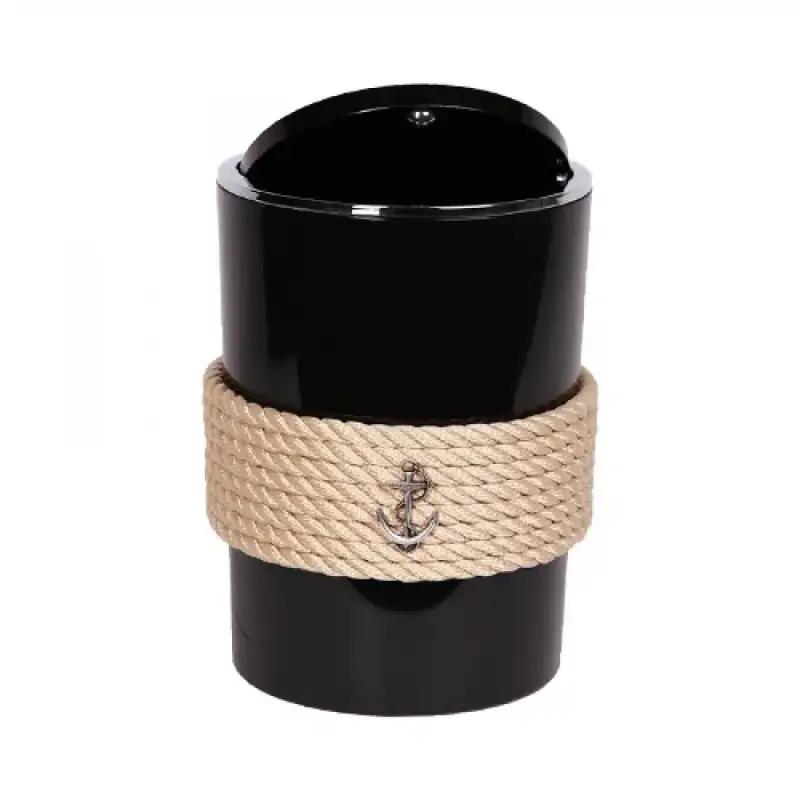 CaptainRA Siyah Çöp Kovası Bej