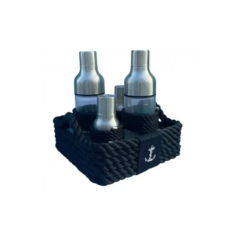 CaptainRA Yağ Sirke Tuz Karabiberlik Lacivert