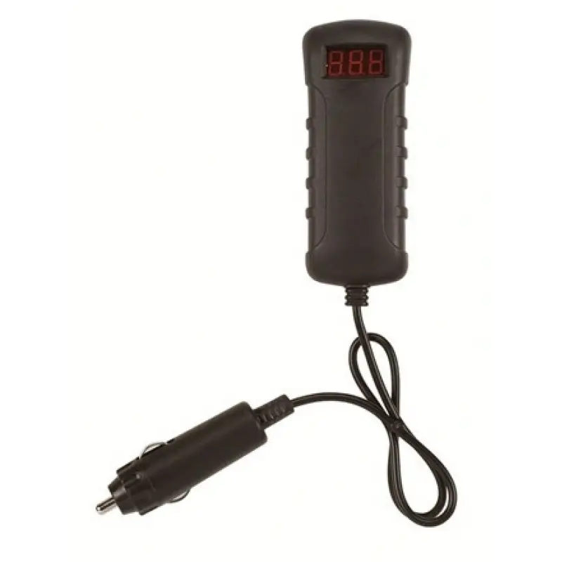 Dijital AKÜ Test Cihazı 5-30V DC, Çakmak Fişli