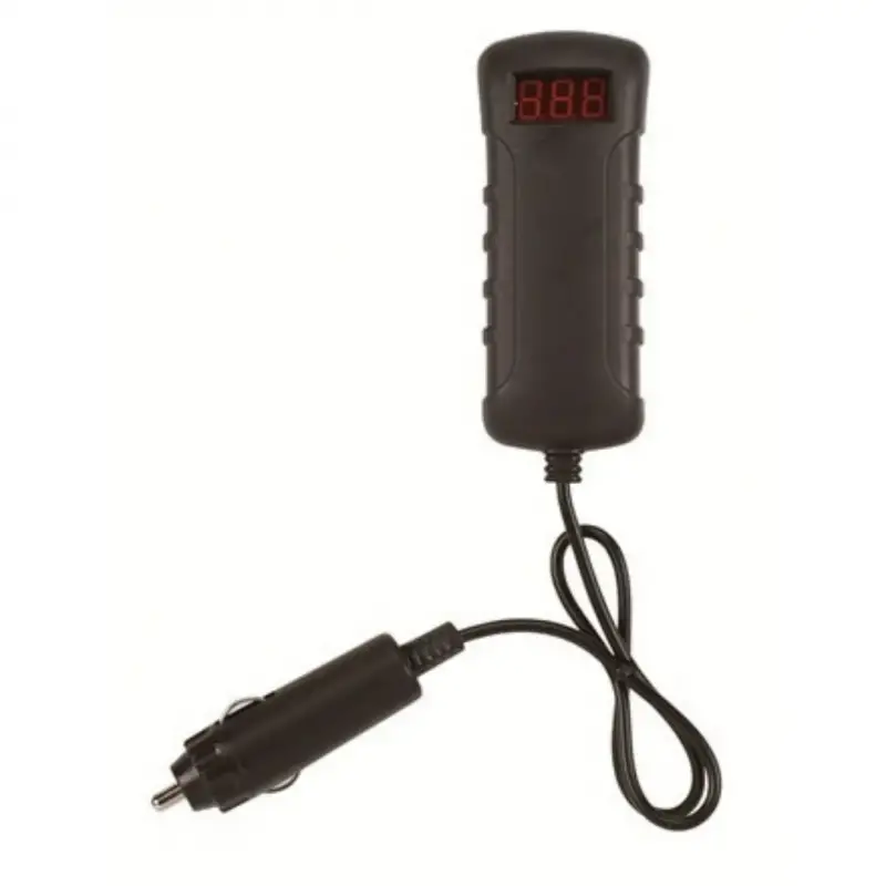 Dijital AKÜ Test Cihazı 5-30V DC, Çakmak Fişli