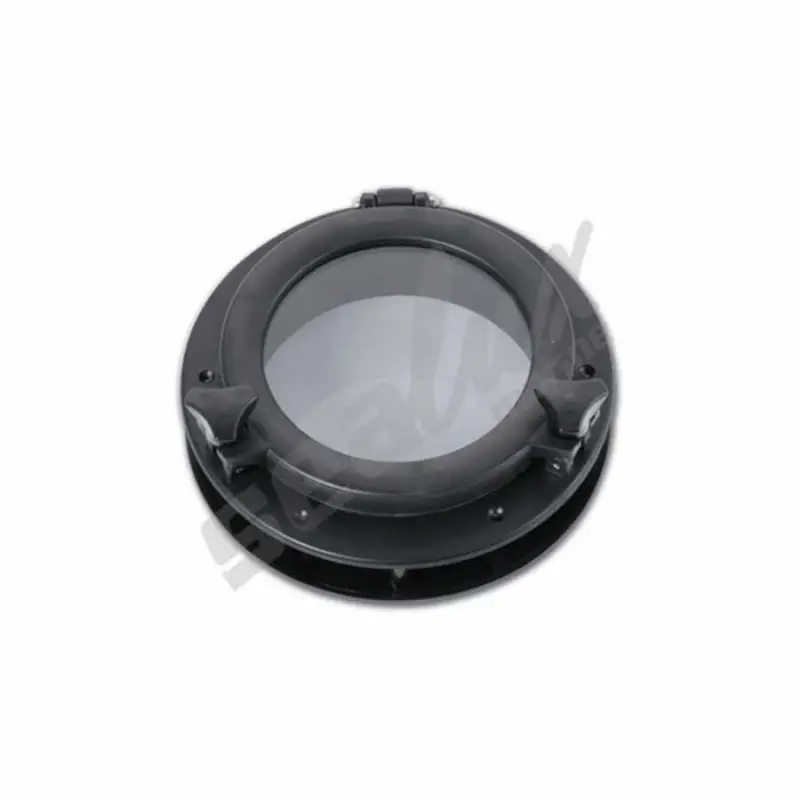 İçten Montajlı Plastik Yuvarlak Lumboz - 265mm - Siyah