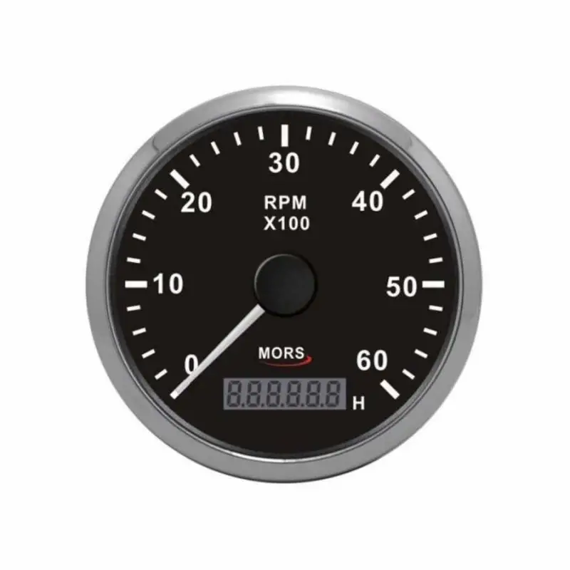 Mors Devir Göstergesi ve Motor Saati 6000rpm - Siyah