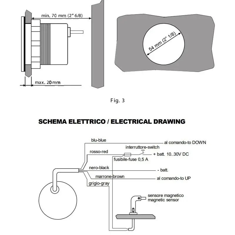 MZ Electronics CC011 Irgat Zincir Sayacı 12-24V